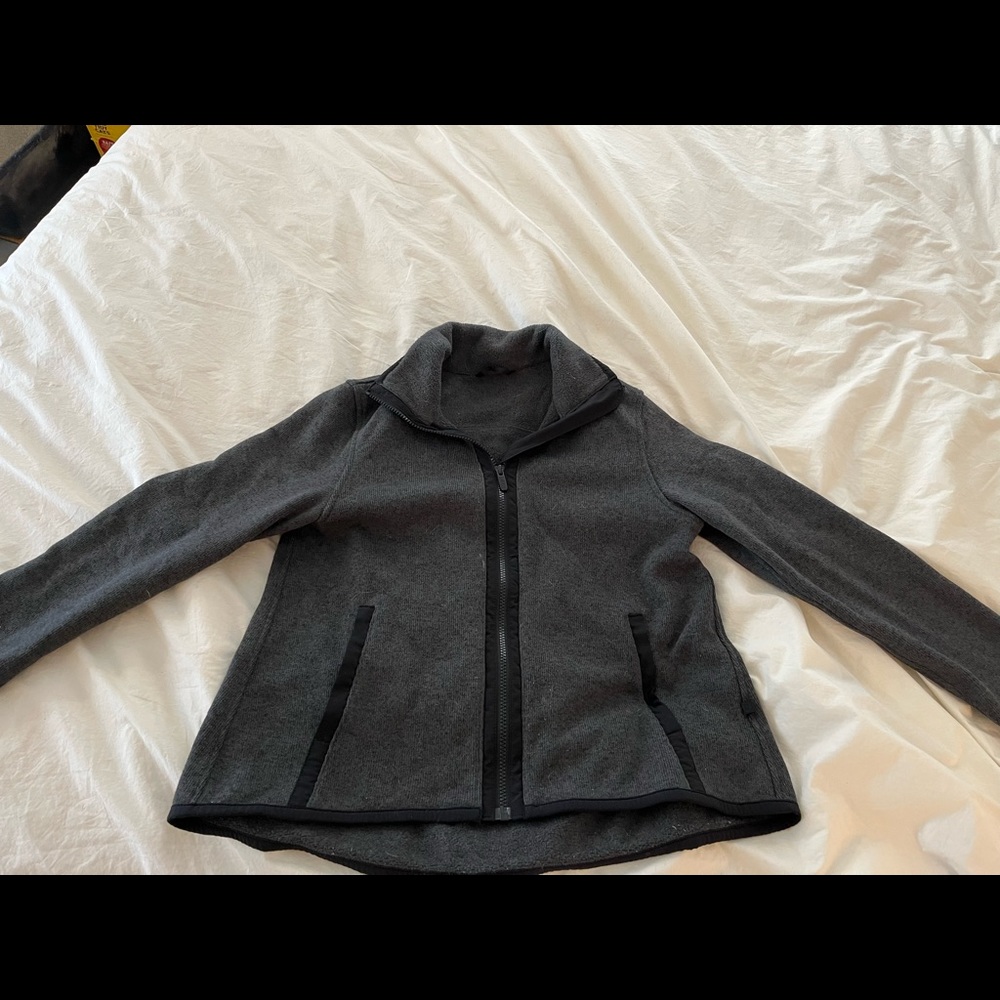 Gray Lululemon flare jacket
